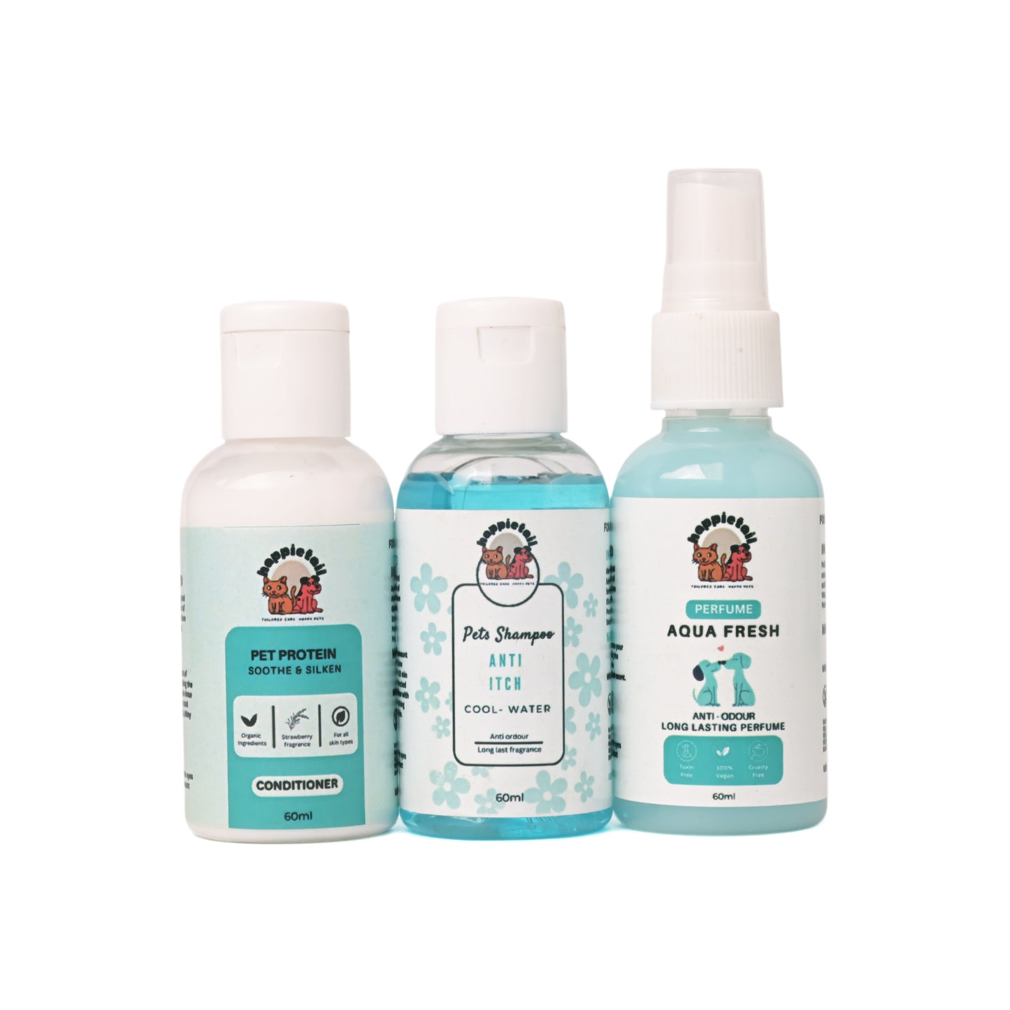 Happietail's Grooming Combo - 60ml EACH